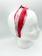 Load image into Gallery viewer, The Kate Knotted Headband - Red and Pink