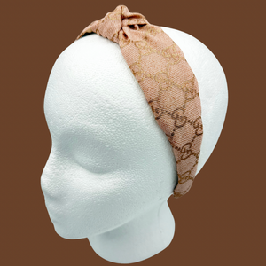 The Kate Knotted Headband - Rose Gold