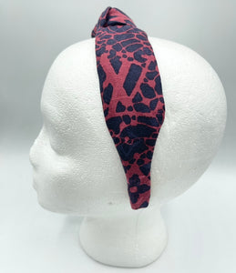 The Kate Knotted Headband - Big Print