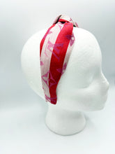 Load image into Gallery viewer, The Kate Knotted Headband - Red and Pink