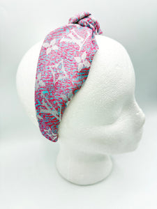 The Kate Knotted Headband - Infrared