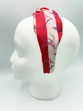 Load image into Gallery viewer, The Kate Knotted Headband - Red and Pink