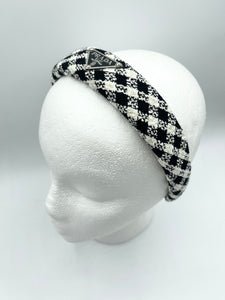 The Alice Headband - Houndstooth