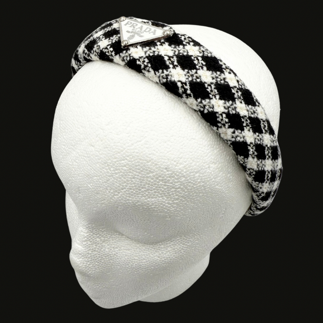 The Alice Headband - Houndstooth