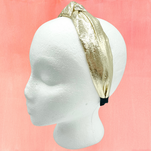 The Kate Knotted Headband - Gold